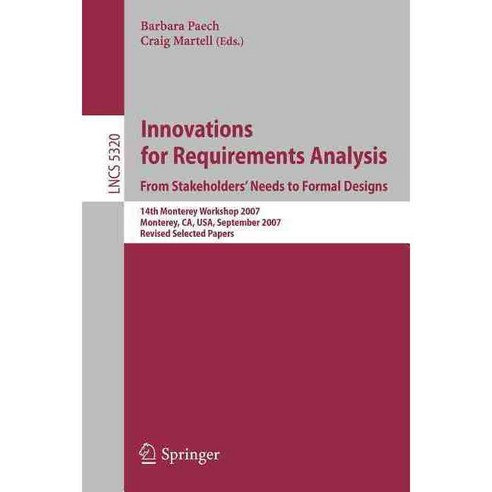 Innovations for Requirement Analysis, Springer-Verlag New York Inc