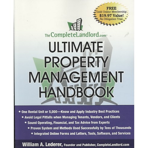 The Completelandlord.com Ultimate Property Management Handbook, John Wiley & Sons Inc