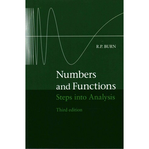 Numbers and Functions: Steps Into Analysis Paperback, Cambridge University Press