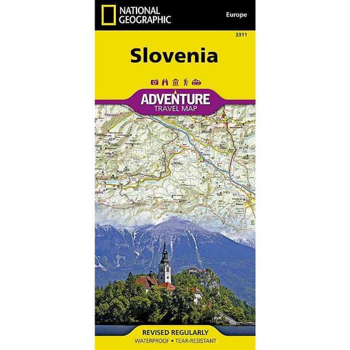 National Geographic Adventure Map Slovenia, Natl Geographic Society Maps