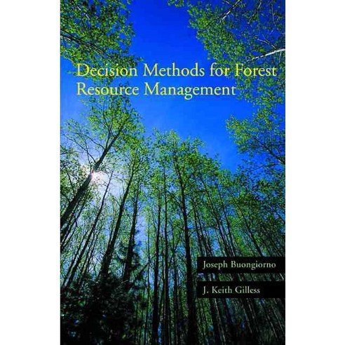 Decision Methods for Forest Resource Management Hardcover, Academic Press