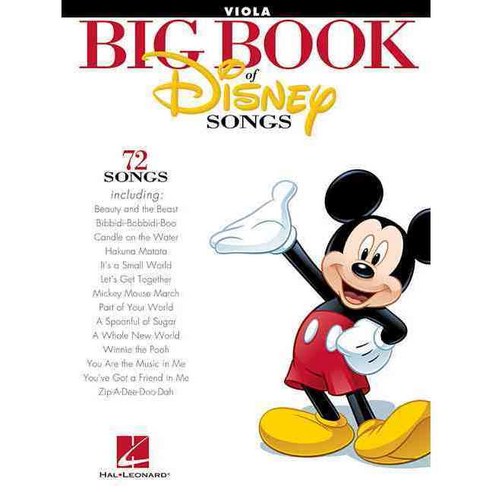 The Big Book of Disney Songs: Viola, Hal Leonard Corp