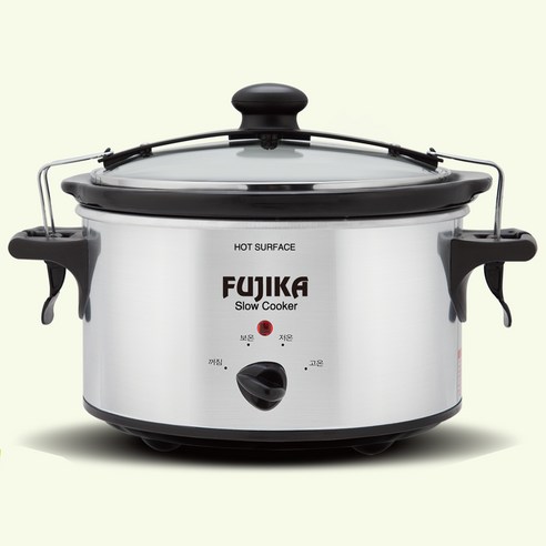 후지카(fujika)_ 슬로우쿠커 전기냄비 SC-C353B (3.5L/찜요리/각종요리), 단품