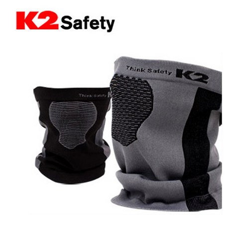 케이투세이프티 소프트 넥 게이터 워머, 블랙