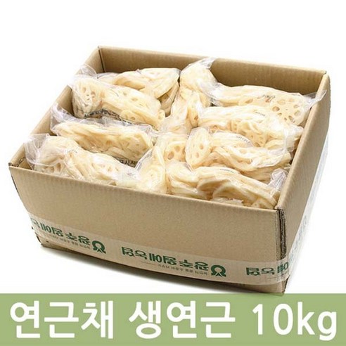 두리반농산 연근채(수입염장) 생연근 10kg, 1박스