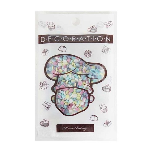 이홈베이킹 천연슈가스프링클-서클원형쉐이프 12g, 단품, 1개