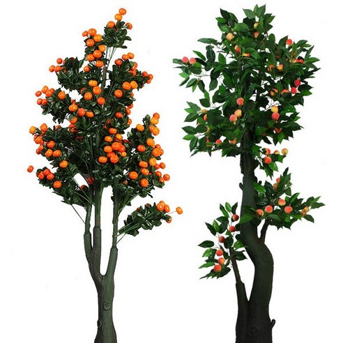 호가 귤나무 복숭아나무 조화나무 인조나무 인테리어조화 대나무