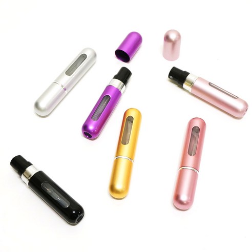 보냄 1+1 충전식 향수공병, 2개, 블랙