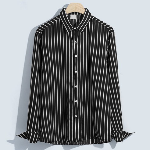 엠엔씨 남성용 베이직 스트라이프 셔츠 MDLS245MS