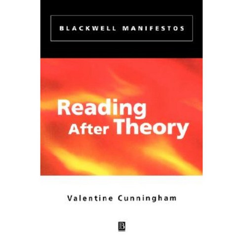 Reading After Theory Paperback, Wiley-Blackwell