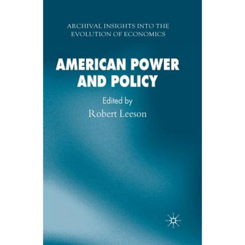 American Power and Policy Paperback, Palgrave MacMillan