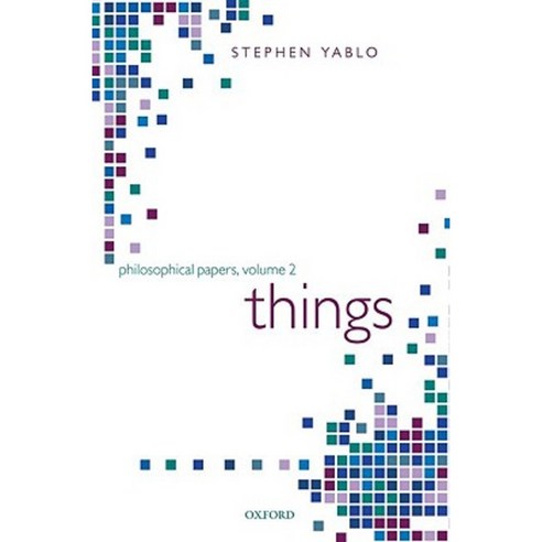 Things: Papers on Objects Events and Properties Paperback, OUP Oxford