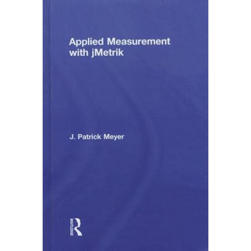 Applied Measurement with jMetrik Hardcover, Routledge