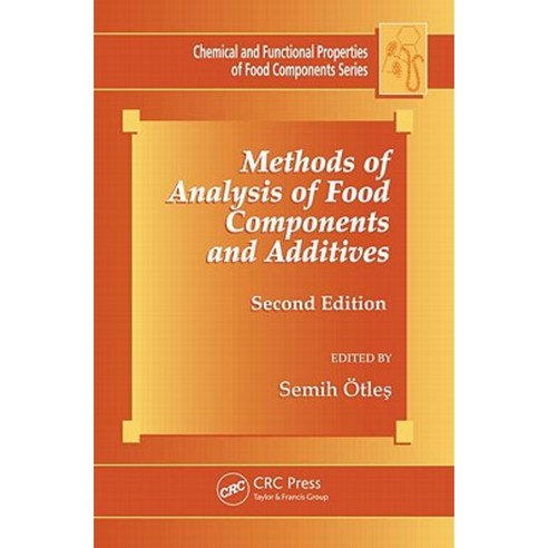 Methods of Analysis of Food Components and Additives Second Edition Hardcover, CRC Press
