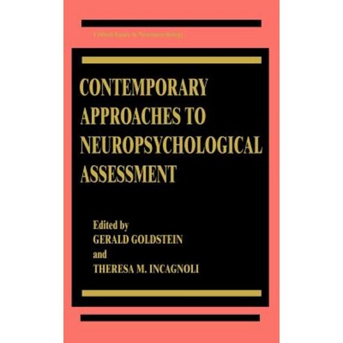 Contemporary Approaches to Neuropsychological Assessment Hardcover, Springer