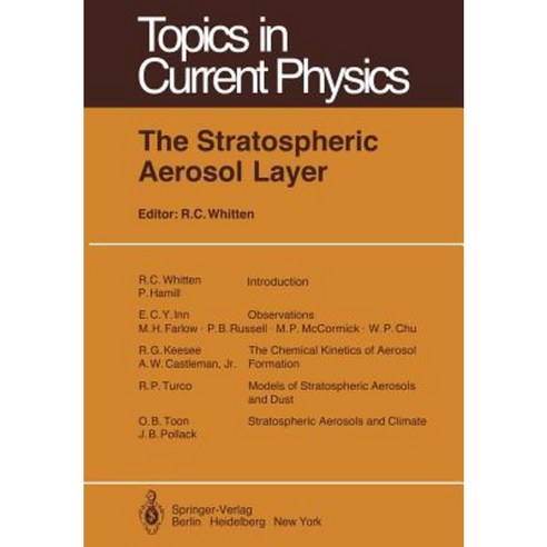 The Stratospheric Aerosol Layer Paperback, Springer