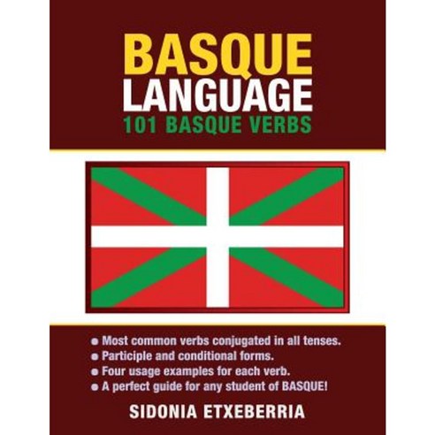 Basque Language: 101 Basque Verbs Paperback, Preceptor Language Guides