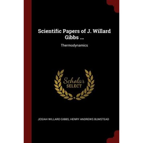 Scientific Papers of J. Willard Gibbs ...: Thermodynamics Paperback, Andesite Press