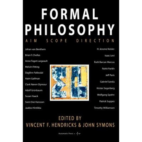 Formal Philosophy Hardcover, Vince Inc Press