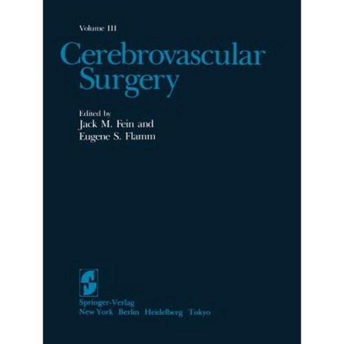 Cerebrovascular Surgery: Volume III Paperback, Springer