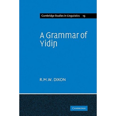 A Grammar of Yidin, Cambridge University Press