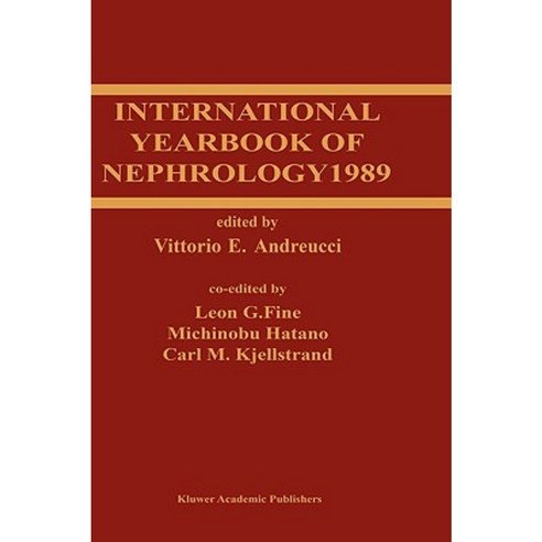 International Yearbook of Nephrology 1989 Hardcover, Springer