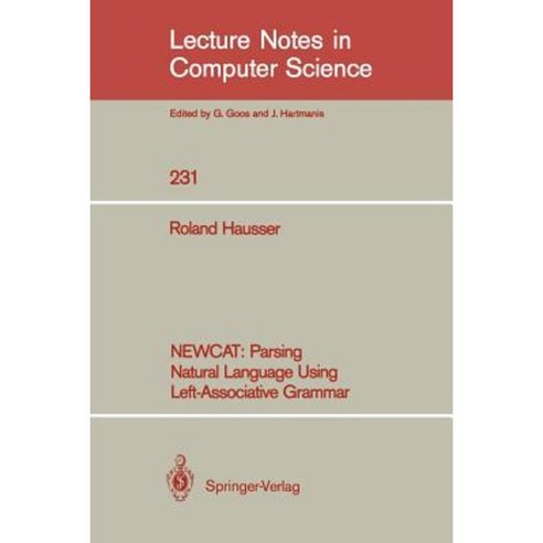Newcat: Parsing Natural Language Using Left-Associative Grammar Paperback, Springer