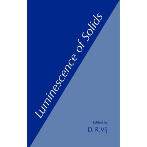 Luminescence of Solids Hardcover, Springer