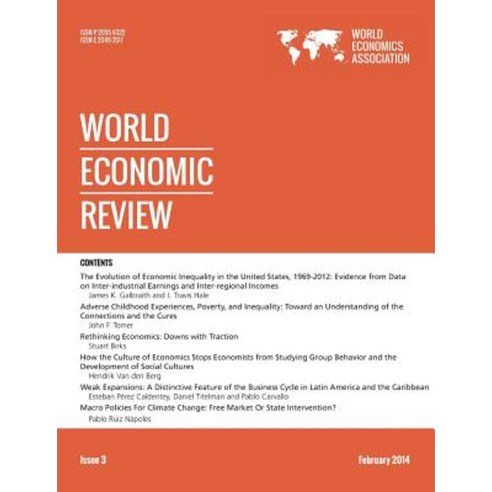 World Economic Review 3 2014 Paperback, College Publications