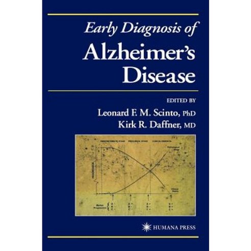 Early Diagnosis of Alzheimer S Disease Hardcover, Humana Press