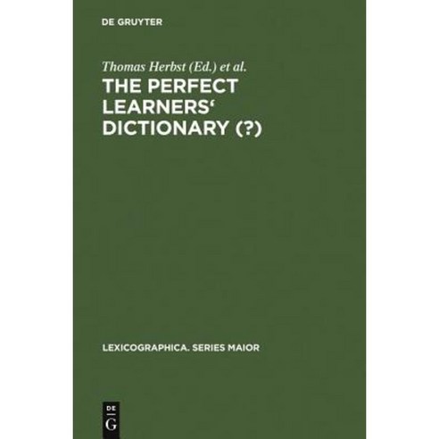 The Perfect Learners'' Dictionary (?) Hardcover, de Gruyter - 가격 변동 추적 ...