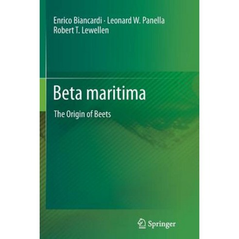 Beta Maritima: The Origin of Beets Paperback, Springer