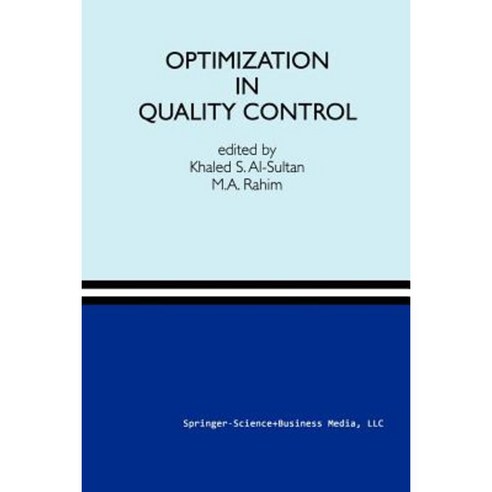 Optimization in Quality Control Paperback, Springer