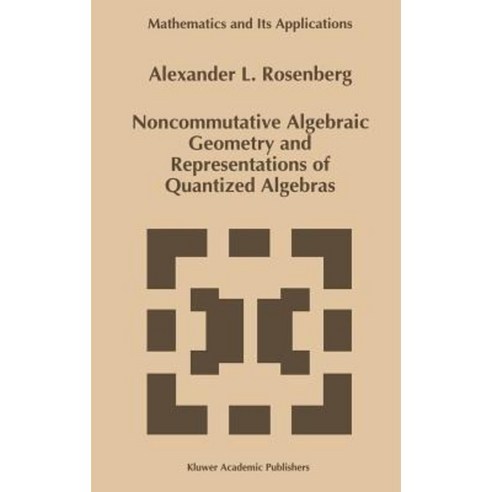 Noncommutative Algebraic Geometry and Representations of Quantized Algebras Hardcover, Springer