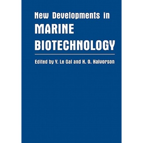 New Developments in Marine Biotechnology Paperback, Springer