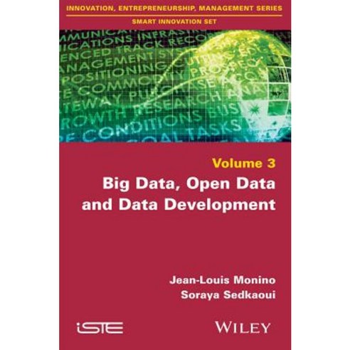 Big Data Open Data and Data Development Hardcover, Wiley-Iste