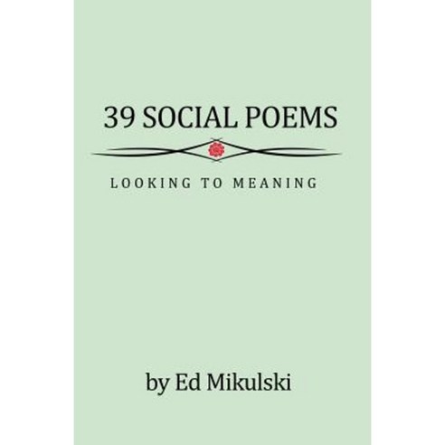 39 Social Poems Paperback, Bethune Group