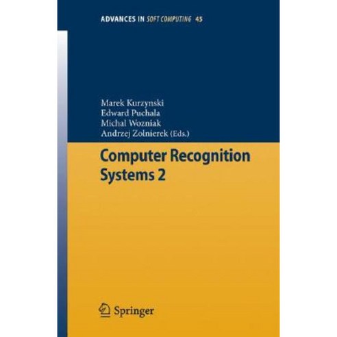 Computer Recognition Systems 2 Paperback, Springer