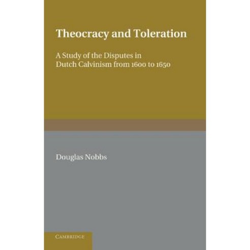 Theocracy and Toleration, Cambridge University Press