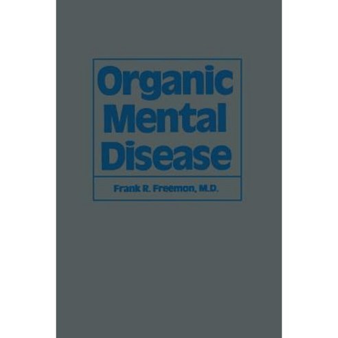 Organic Mental Disease Paperback, Springer