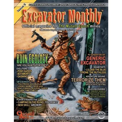 Excavator Monthly Issue 5 Paperback, Outland Arts