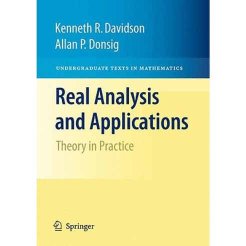 Real Analysis and Applications: Theory in Practice Hardcover, Springer ...