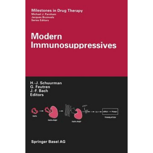 Modern Immunosuppressives Paperback, Birkhauser