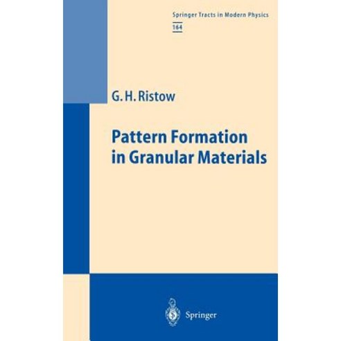 Pattern Formation in Granular Materials Hardcover, Springer