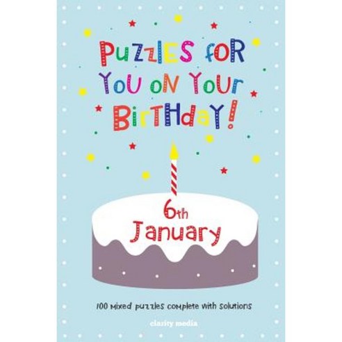 Puzzles for You on Your Birthday - 6th January Paperback, Createspace