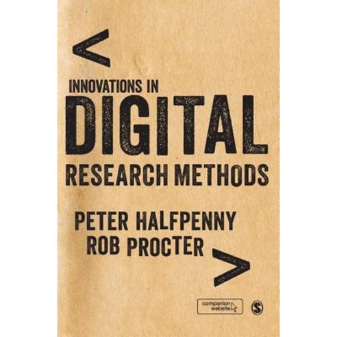 Innovations in Digital Research Methods Hardcover, Sage Publications Ltd