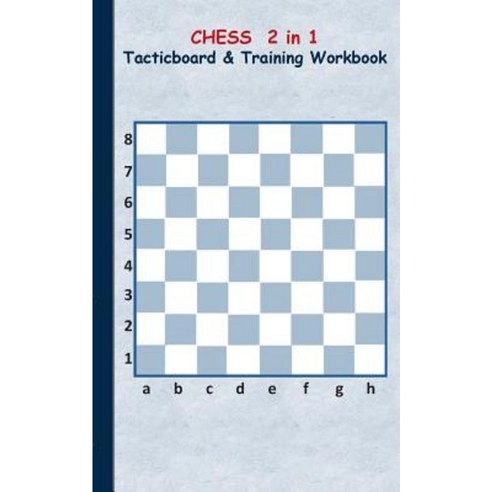 Chess 2 in 1 Tacticboard and Training Workbook Paperback, Books on Demand
