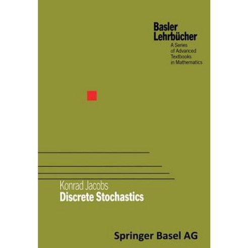 Discrete Stochastics Paperback, Birkhauser