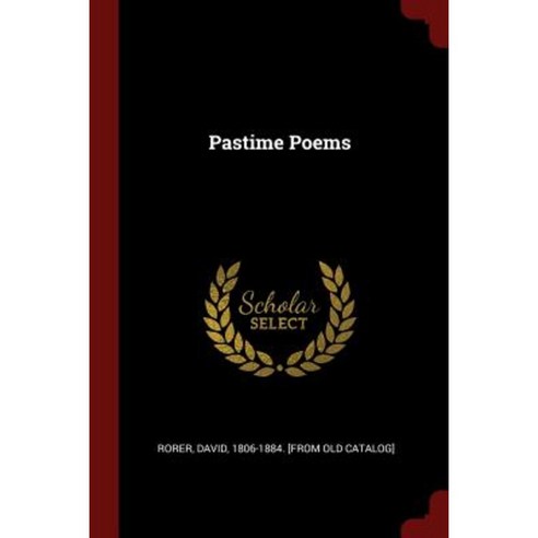 Pastime Poems Paperback, Andesite Press