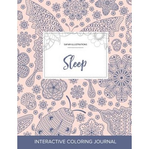 Adult Coloring Journal: Sleep (Safari Illustrations Ladybug) Paperback, Adult Coloring Journal Press